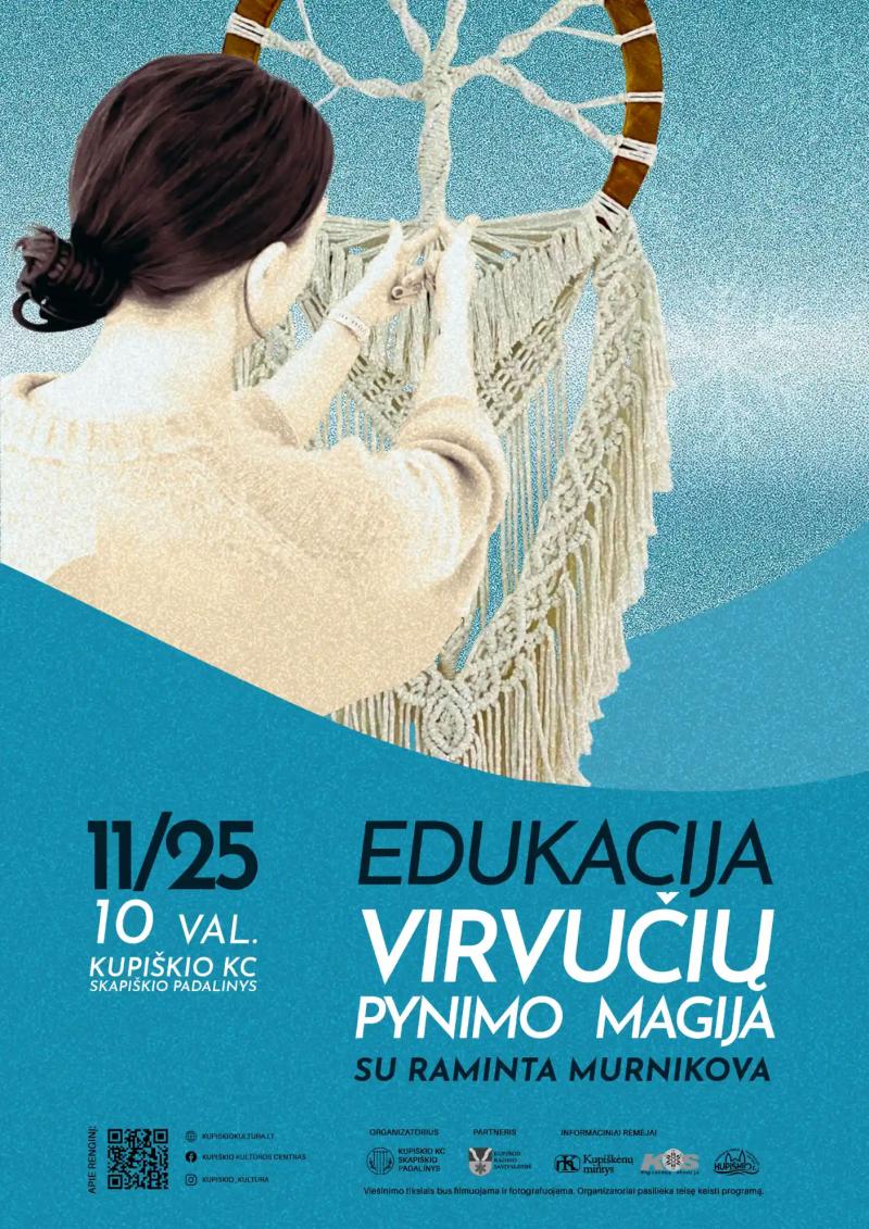 Nemokama edukacija „Virvučių pynimo magija“