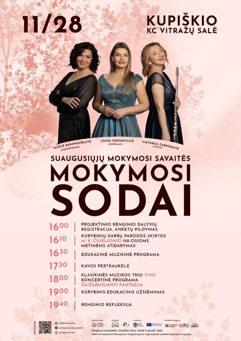 Suaugusiųjų mokymosi savaitės renginys „Mokymosi sodai“