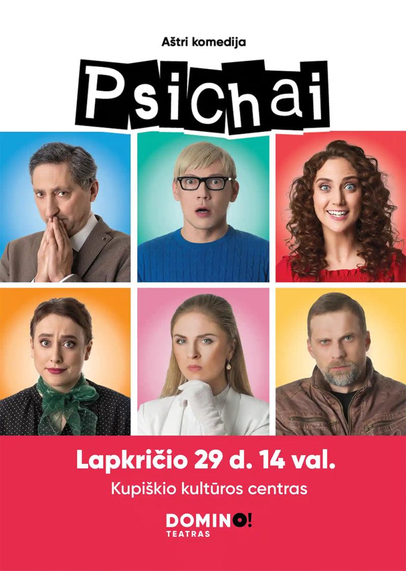Aštri komedija „Psichai“ / „Domino“ teatras