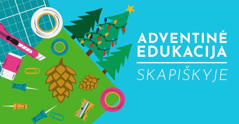 Adventinių dekoracijų gamyba gamtinėmis priemonėmis