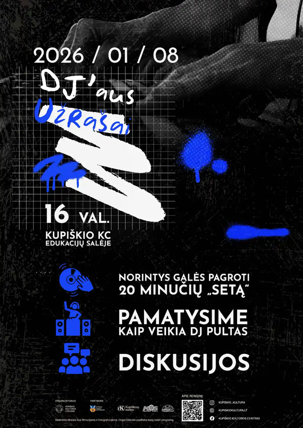 Edukacinis renginys „DJ’aus užrašai“