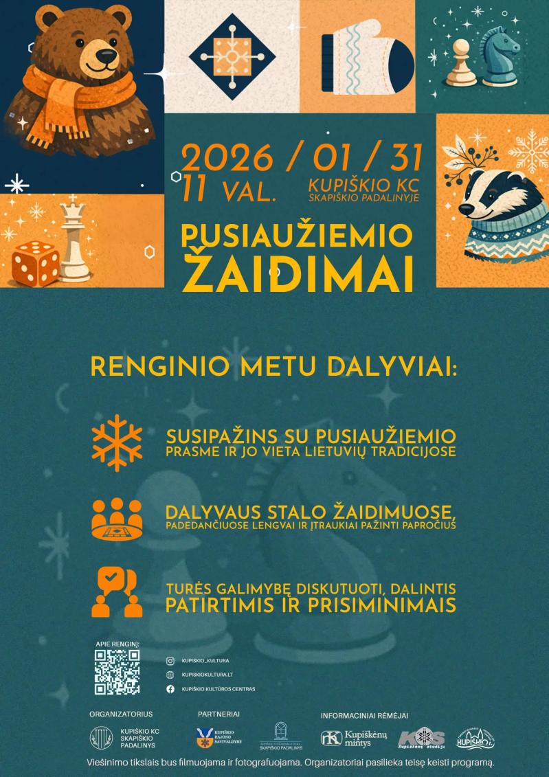 Edukacinis renginys „Pusiaužiemio žaidimai“