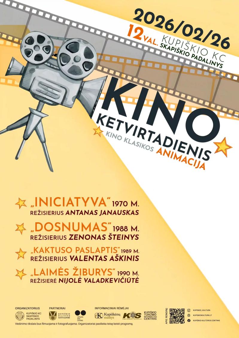Kino ketvirtadieniai / Lietuviškos animacijos klasika!