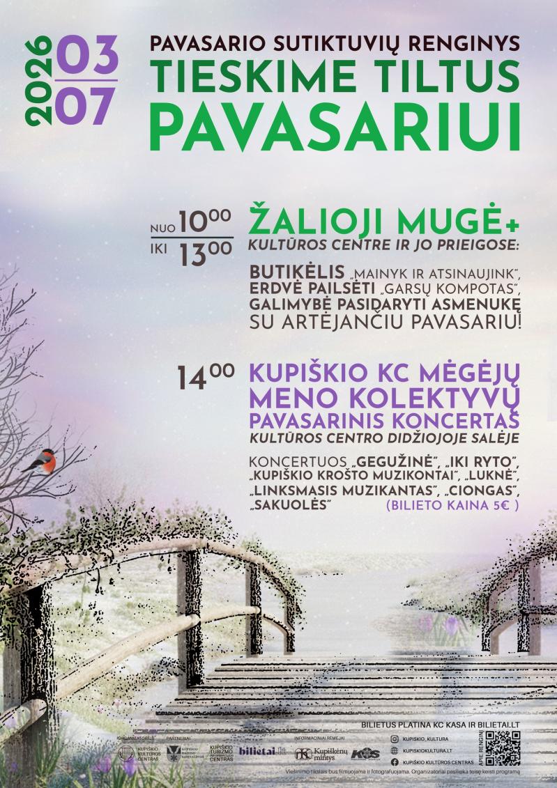 Pavasario sutiktuvių renginys „Tieskime tiltus pavasariui!“