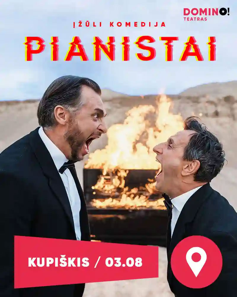Komedija „Pianistai“ / „Domino“ teatras