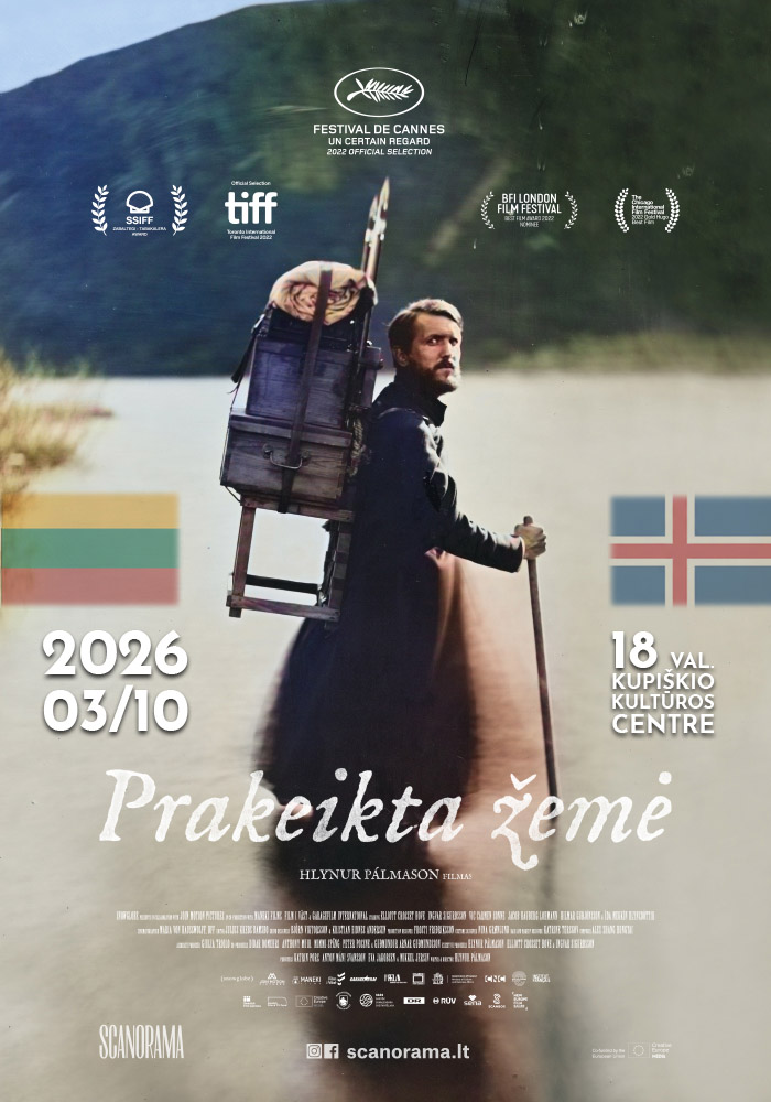 Hlynur Pálmason „Prakeikta žemė“ (2022 m., Trukmė: 2 val 23 min)