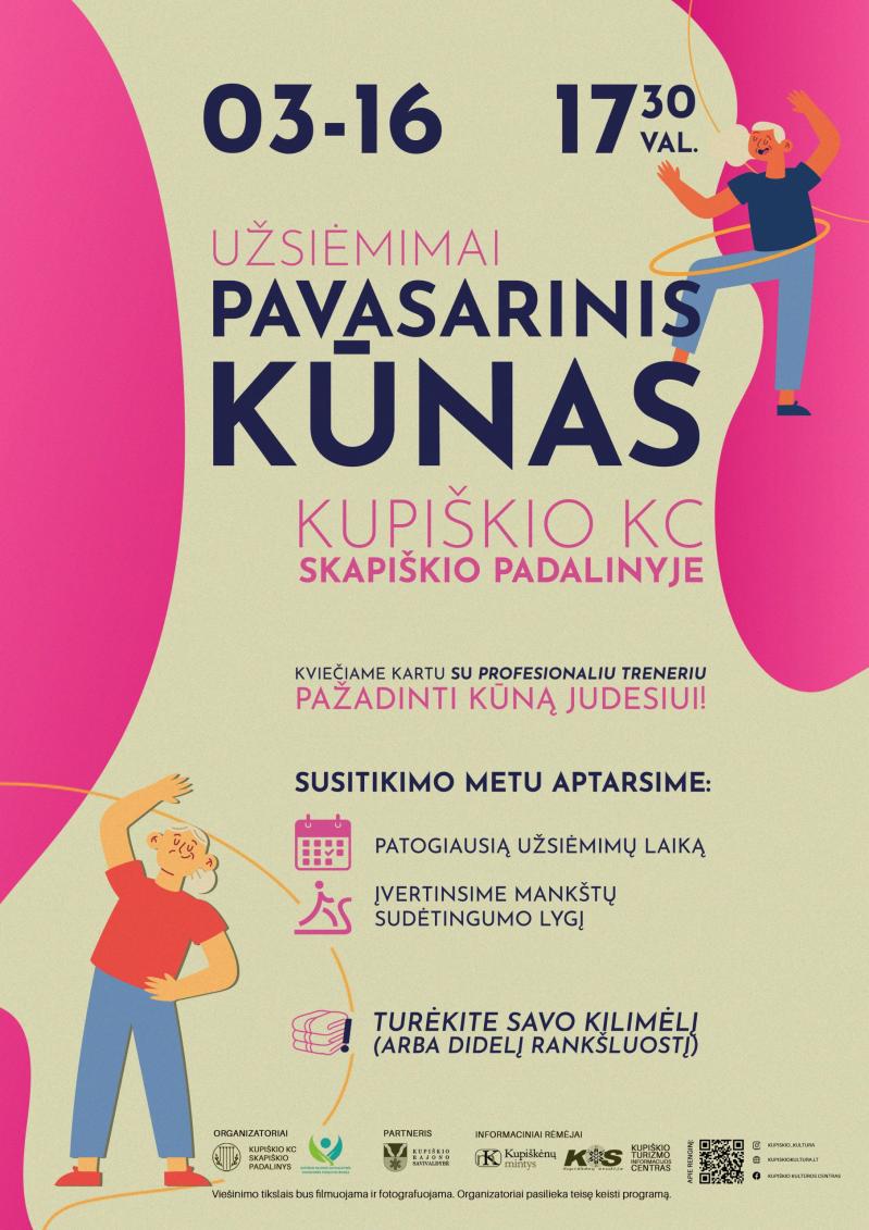 Užsiėmimai „Pavasarinis kūnas" Skapiškyje