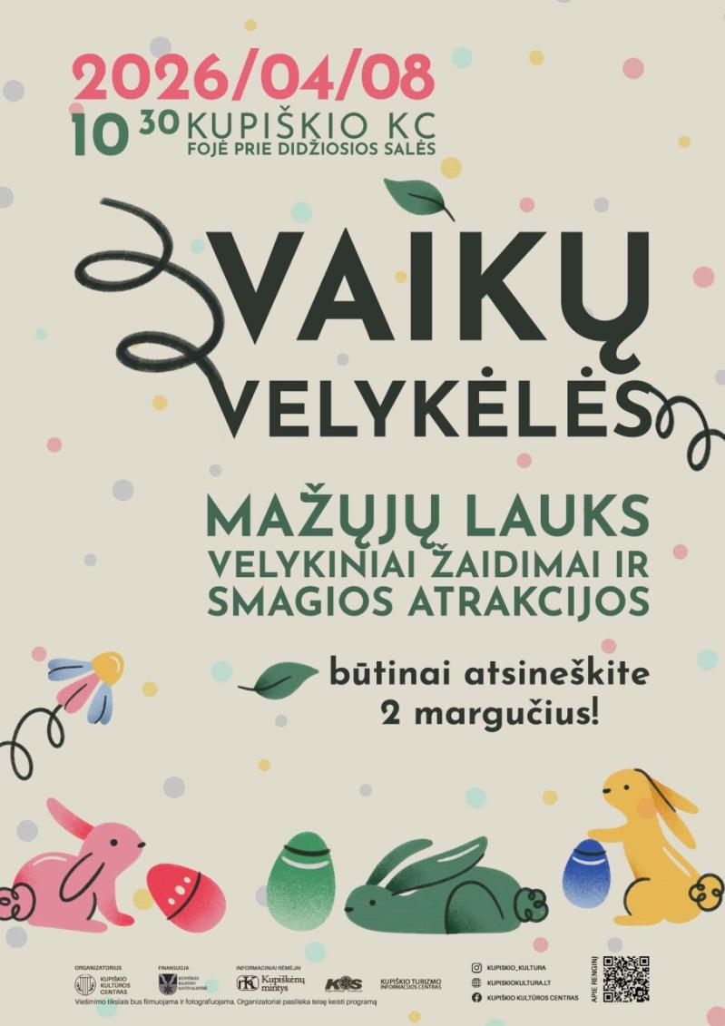 Vaikų Velykėlės Kupiškyje