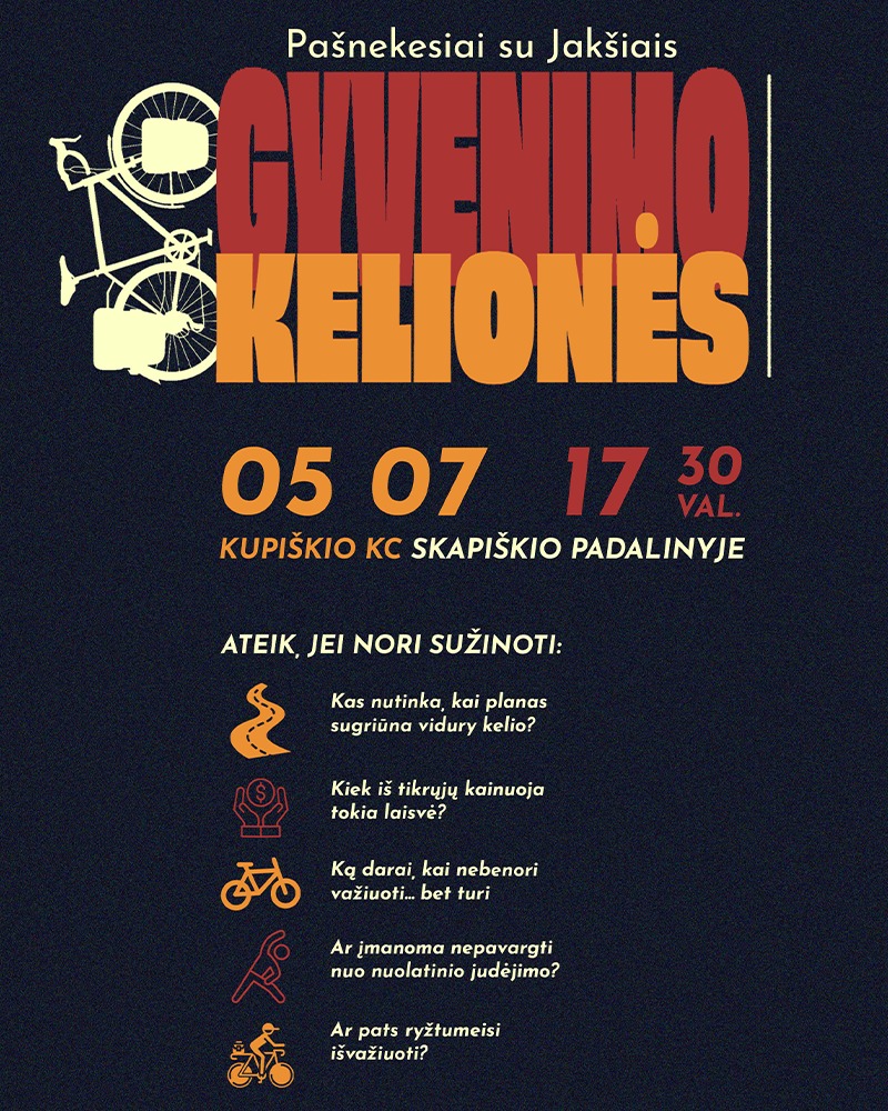 Istorijų kavinė su Jakšiais „Gyvenimo kelionės“