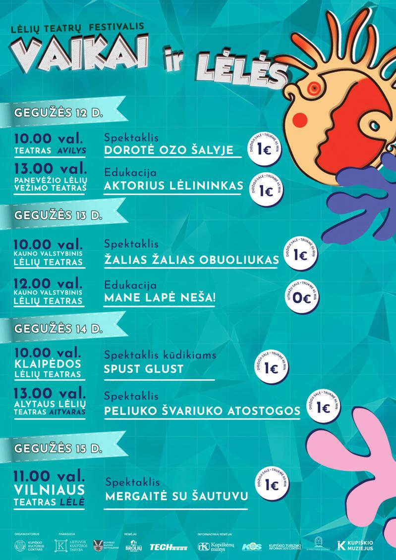 Lėlių teatrų festivalis „Vaikai ir Lėlės“ / Vilniaus teatro „Lėlė“ spektaklis „Mergaitė su šautuvu“ / Programa