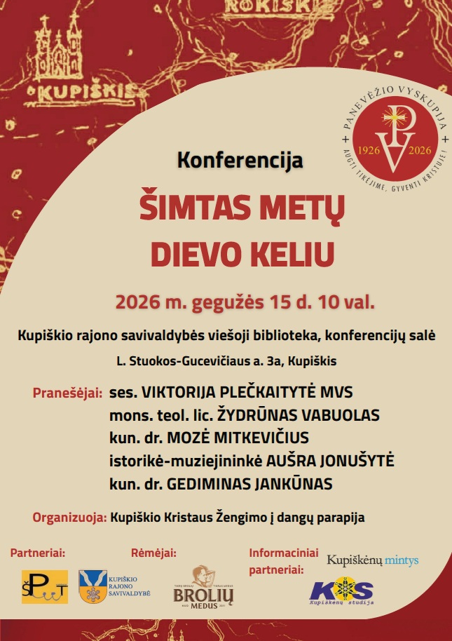 Panevėžio vyskupijos šimtmečiui skirta konferencijoja „Šimtas metų Dievo keliu“