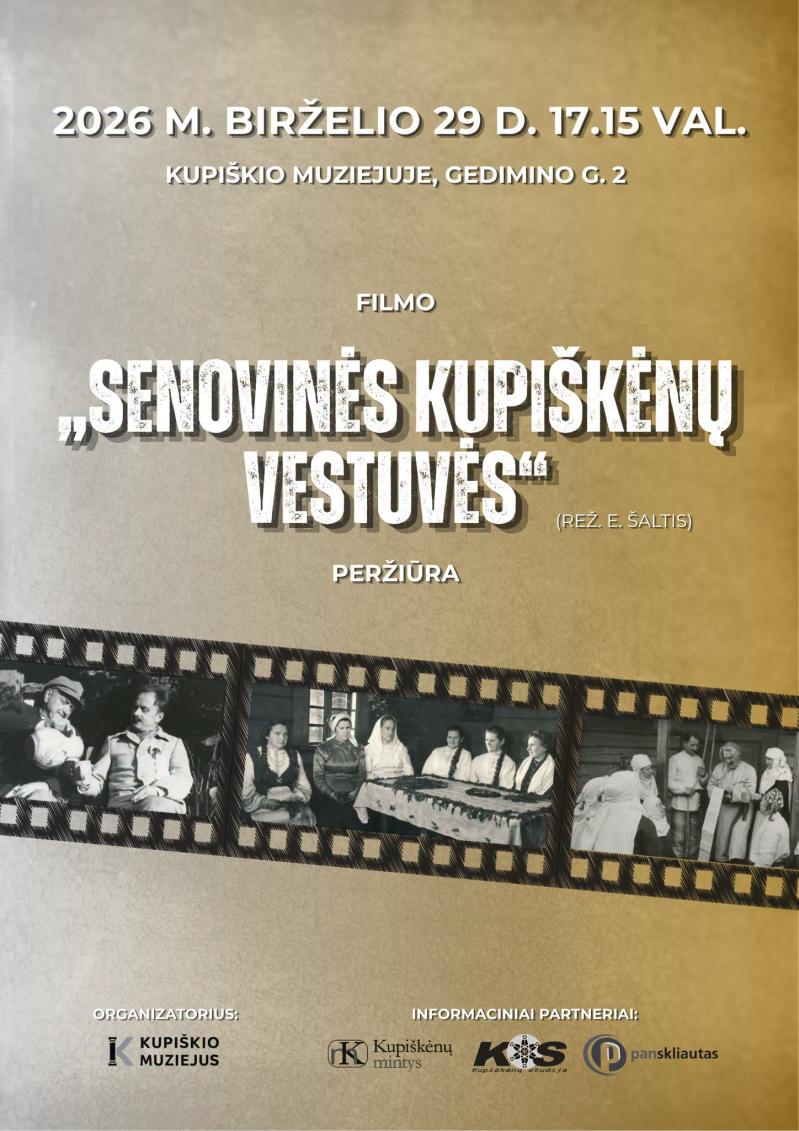 Eugenijus Šaltis „Senovės kupiškėnų vestuvės“ (1971 m., Trukmė: 1 val 11 min)