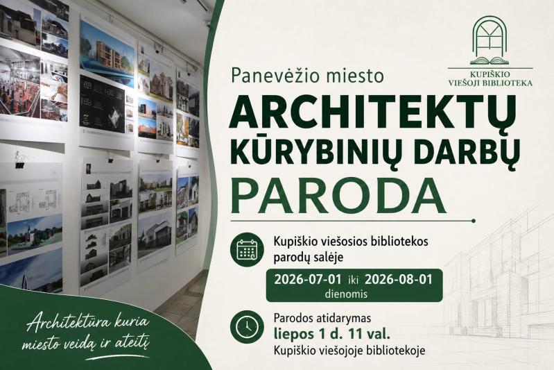 Panevėžio miesto architektų kūrybinių darbų paroda