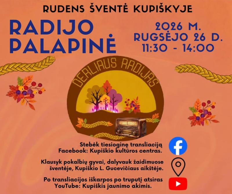 Rudens šventė Kupiškyje / Radijo palapinė