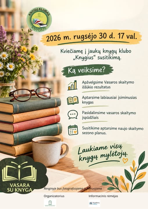 Knygų klubo „Knygius“ susitikimas