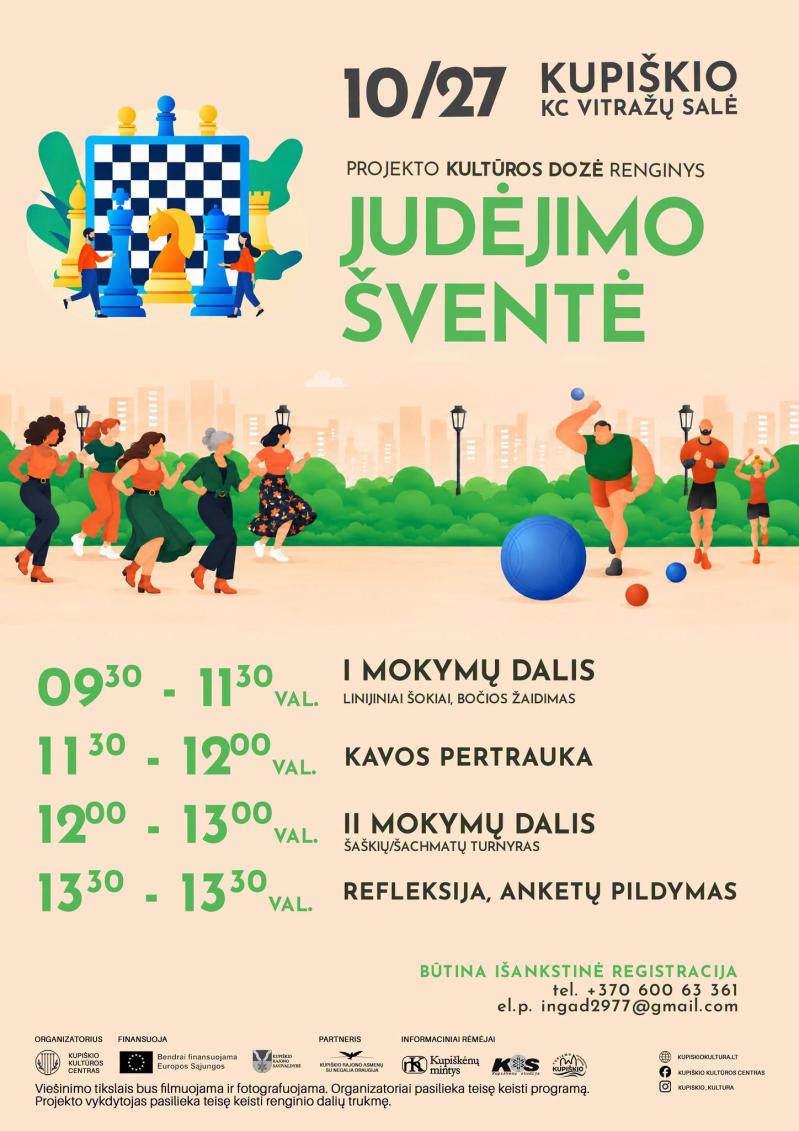 Projekto „Kultūros dozė“ judėjimo šventė