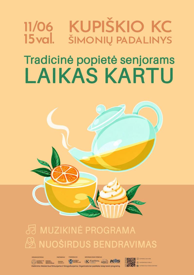 Tradicinė popietė senjorams „Laikas kartu“