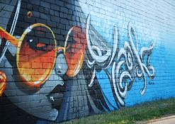 Graffiti menas