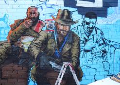 Graffiti menas
