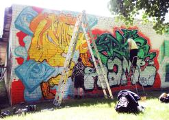 Graffiti menas
