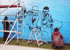 Graffiti menas
