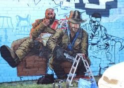 Graffiti menas