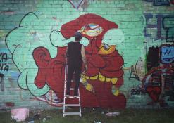 Graffiti menas