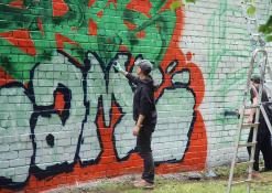 Graffiti menas